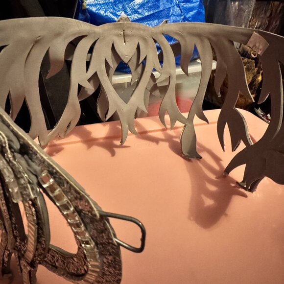 Cabaret Costume Silver Magenta 5-Piece - Picture 11 of 12